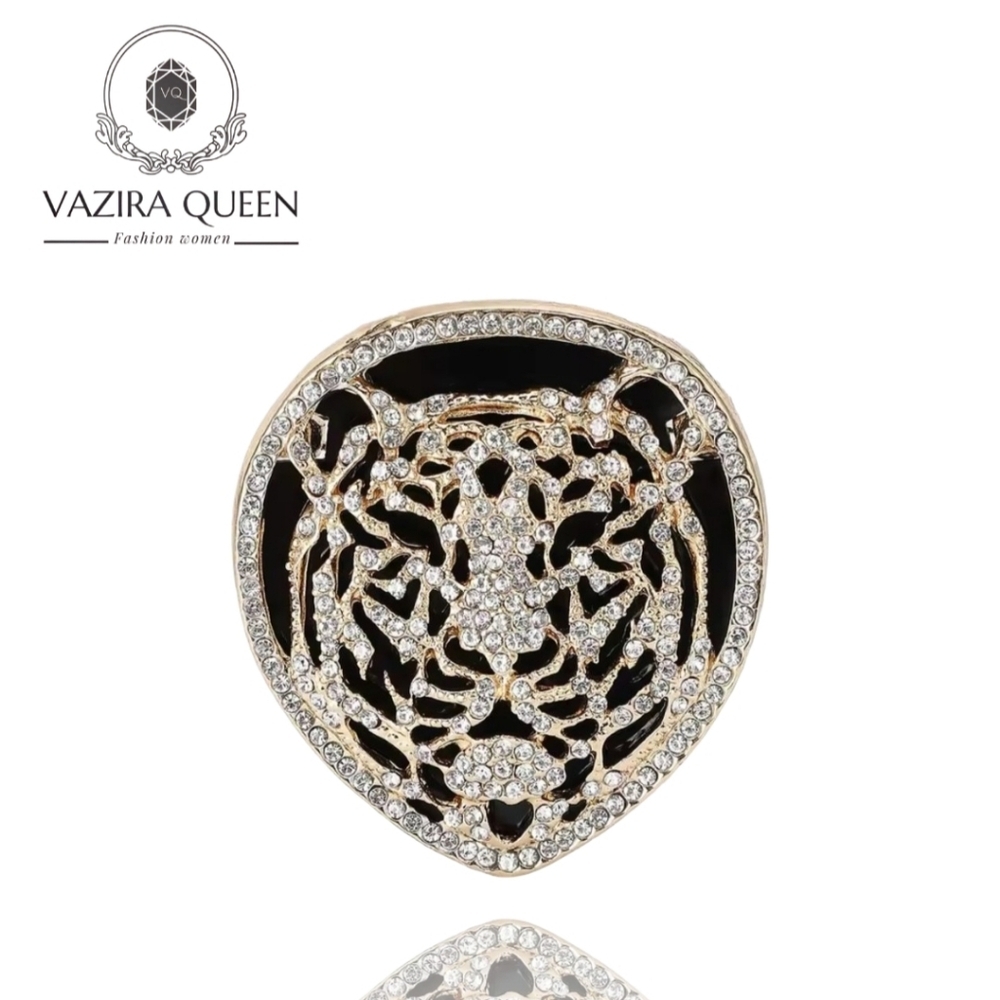 VQ Tiger Brooch